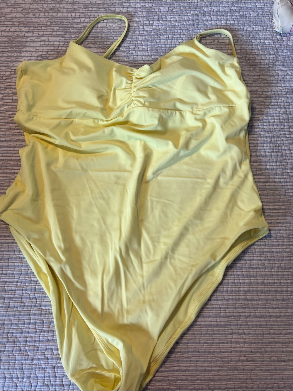 Andie Swim TheSymi Yellow One-Piece Swimsuit